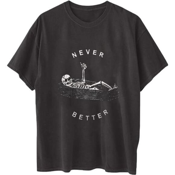 Vintage Graphic Tee for Women - Cute Oversized Short Sleeve Spring Shirt - Picture 4 of 7